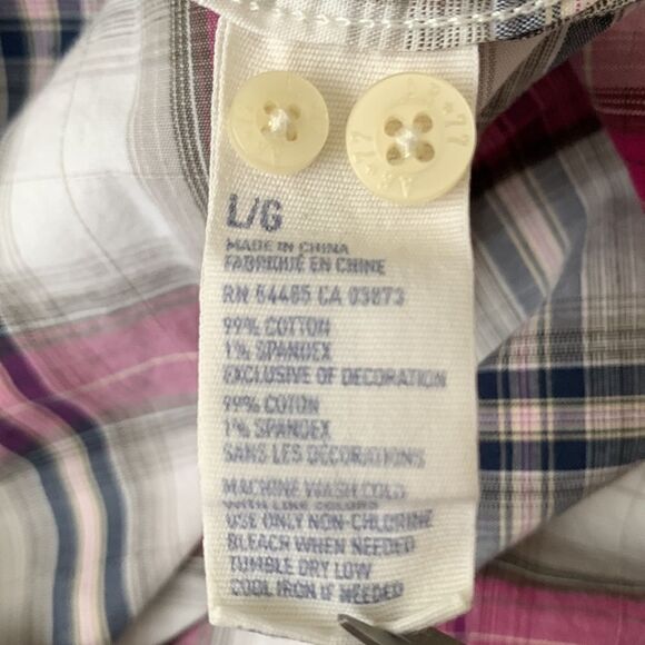 VINTAGE FIT AMERICAN EAGLE Outfitters Woman’s Shirt Size L - Picture 4 of 7